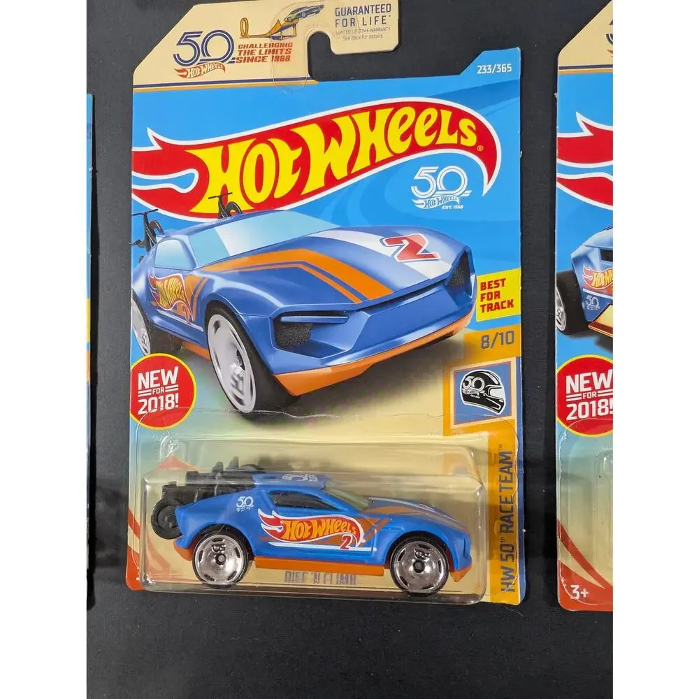 Hot Wheels 2018 HW 50th Race Team Lot of 5 Sealed Bone Shaker Corvette